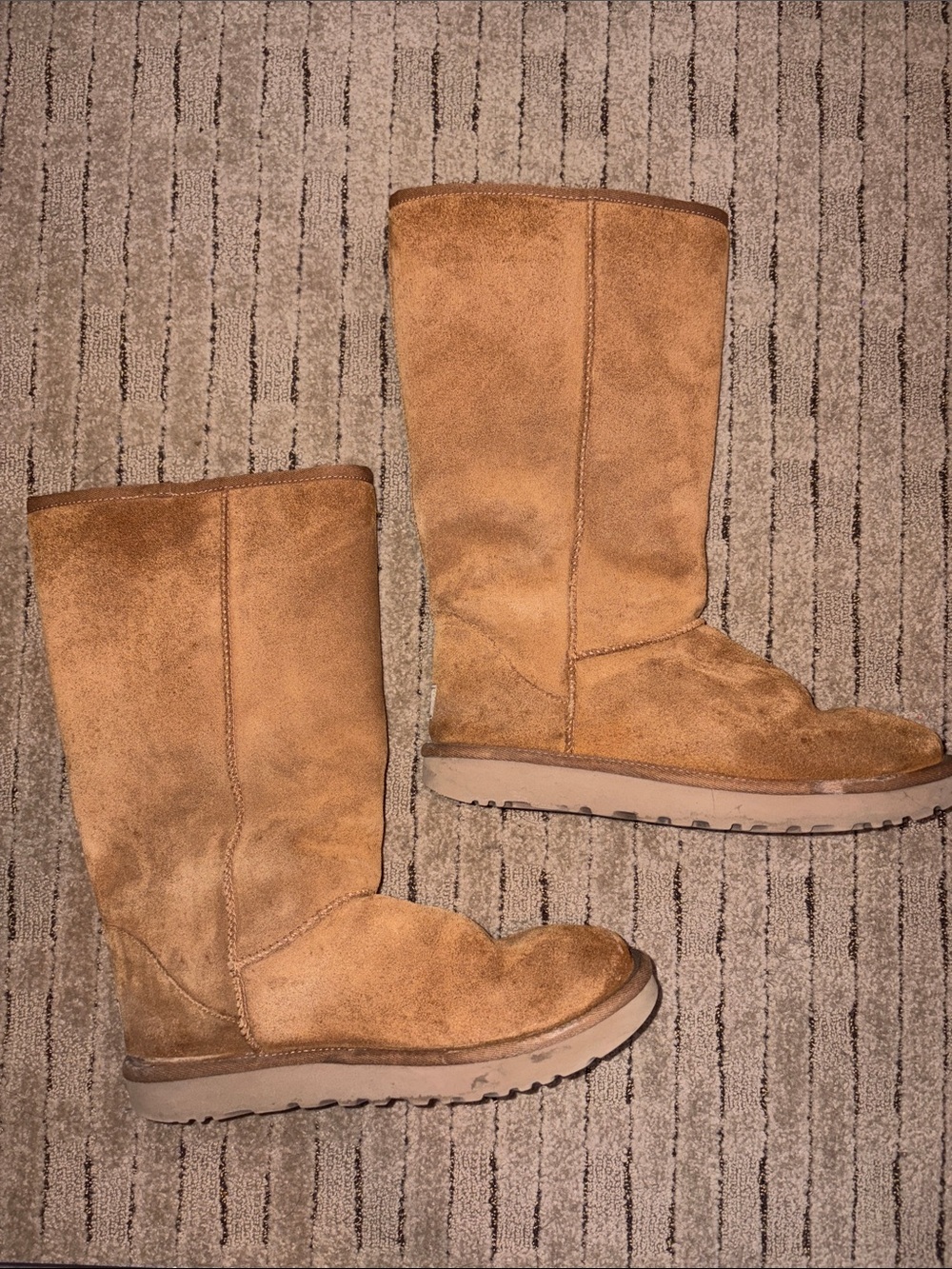 Ugg Classic Suede Tall Boots in Chestnut - Picture 2 of 8
